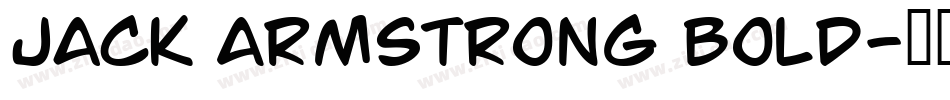 Jack Armstrong Bold字体转换